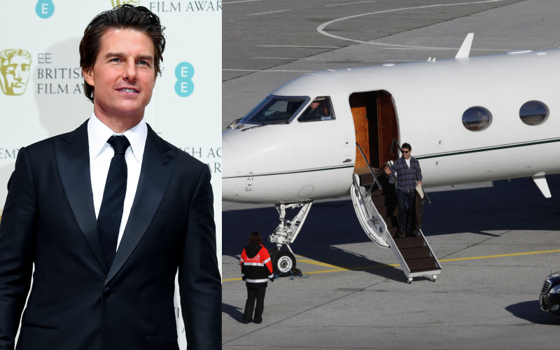 Tom Cruise – Gulfstream IV, Estimated $36 Million | Alamy Stock Photo by London Entertainment & WENN Rights Ltd