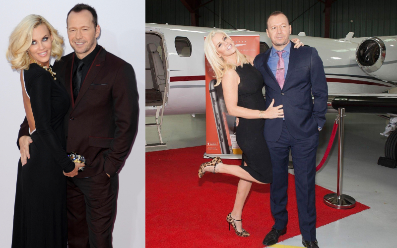 Jenny McCarthy & Donnie Wahlberg – JetSmarter, $9K Membership | Alamy Stock Photo by dpa picture alliance/Alamy Live News & Getty Images Photo by Gabriel Grams/WireImage