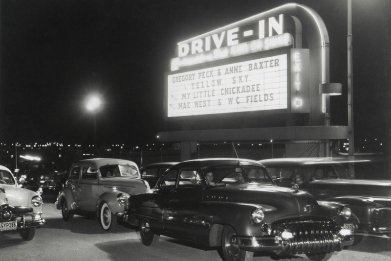 Watch Movie at a Drive-in | Alamy Stock Photo by Everett Collection Historical 