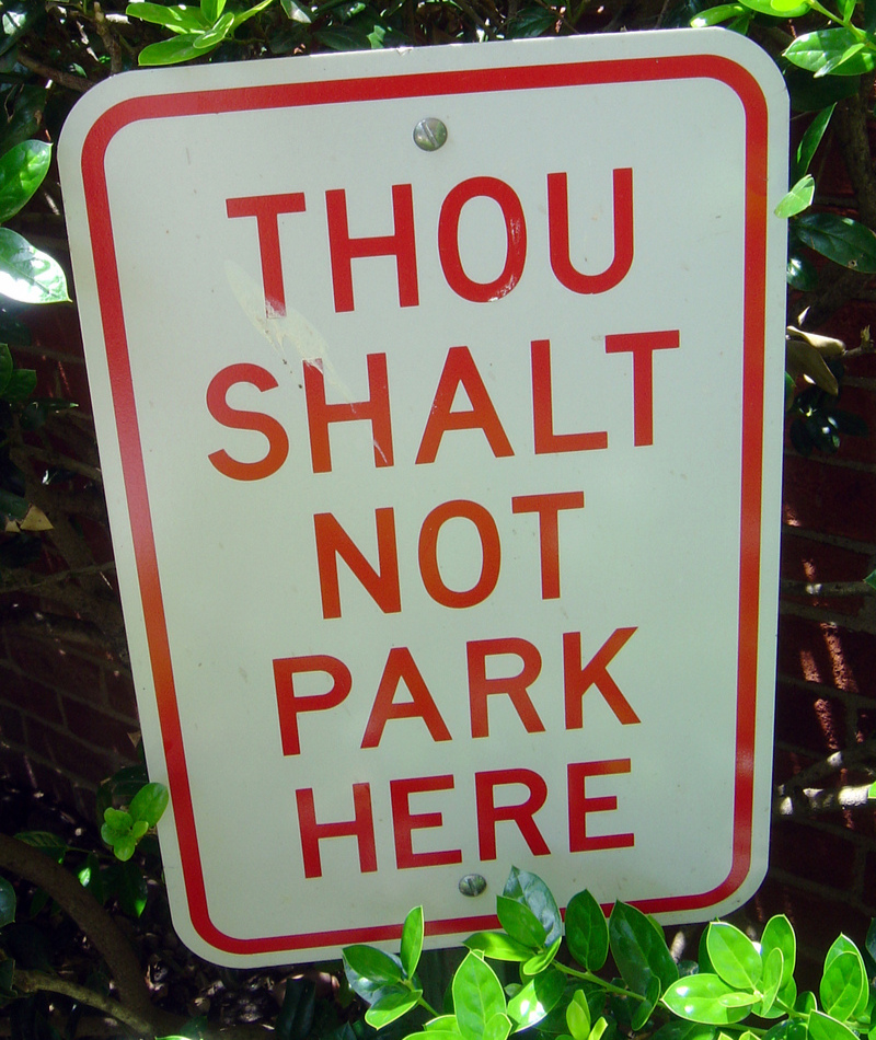 Parking Commandments | Getty Images Photo by SDI Productions