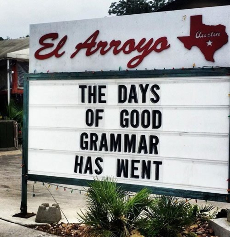 Good Grammar | Facebook/@elarroyoatx