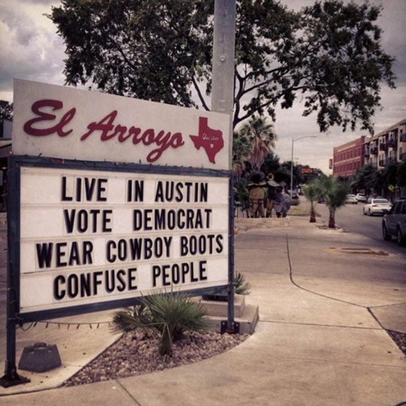 Cowboys Are Democrats | Facebook/@elarroyoatx