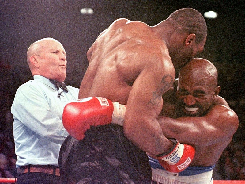 Mike Tyson's Bite | Getty Images Photo by JEFF HAYNES / AFP
