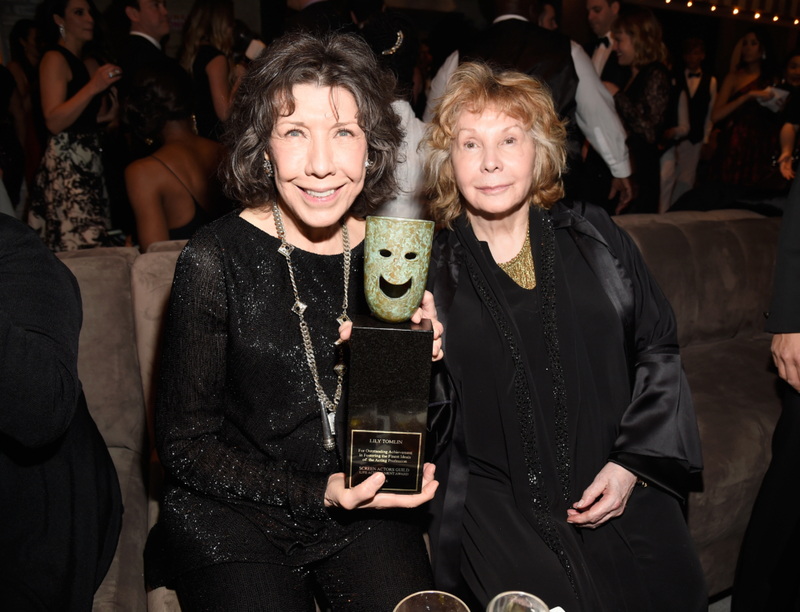 Jane Wagner & Lily Tomlin | Getty Images Photo by Kevin Mazur