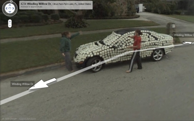 The Best Post-it Note Prank | Imgur.com/7jo8KgK via Google Street View