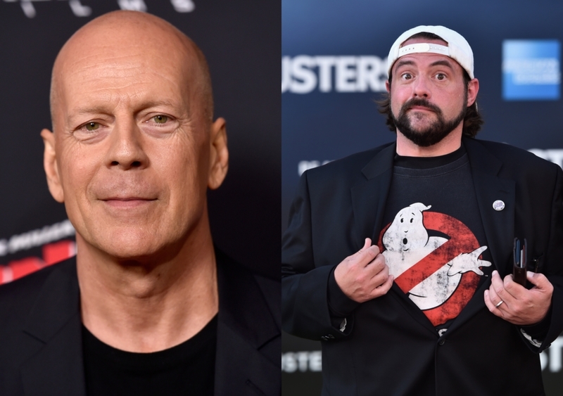 Kevin Smith vs. Bruce Willis | Getty Images Photo by Frazer Harrison & Alberto E. Rodriguez
