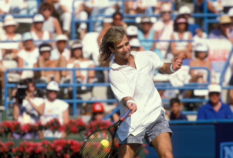 Andre Agassi Never Broke A Sweat! | Alamy Stock Photo