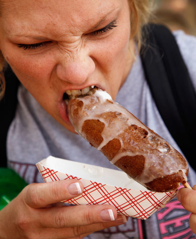 Iowa -- Fried Butter | Getty Images Photo by Chip Somodevilla