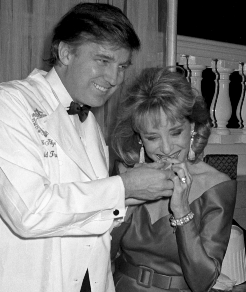 Trump And Barbara Walters | Getty Images Photo by Ron Galella