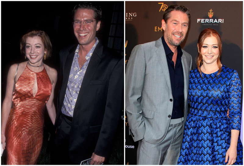 Alyson Hannigan and Alexis Denisof | Getty Images Photo by Ron Galella, Ltd. & Shutterstock