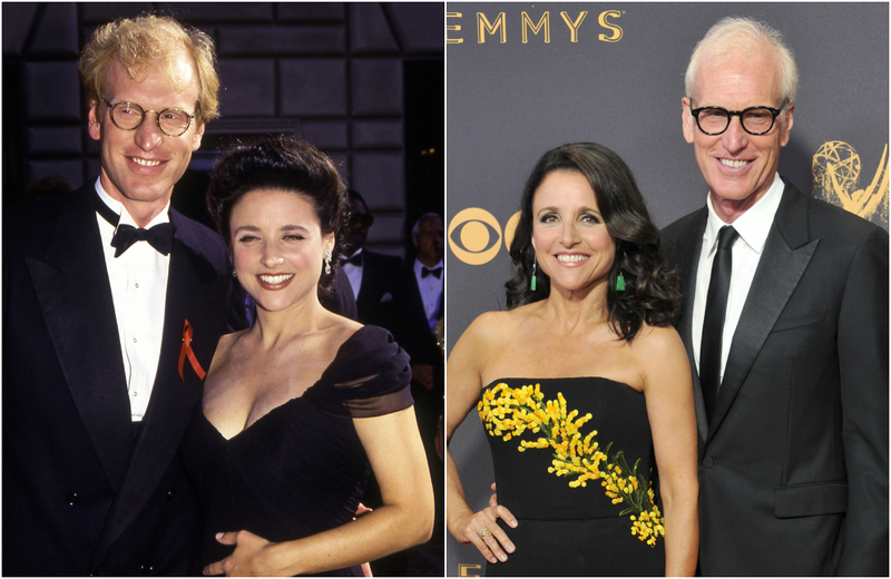 Julia Louis-Dreyfus and Brad Hall | Shutterstock & Getty Images Photo by Gregg DeGuire